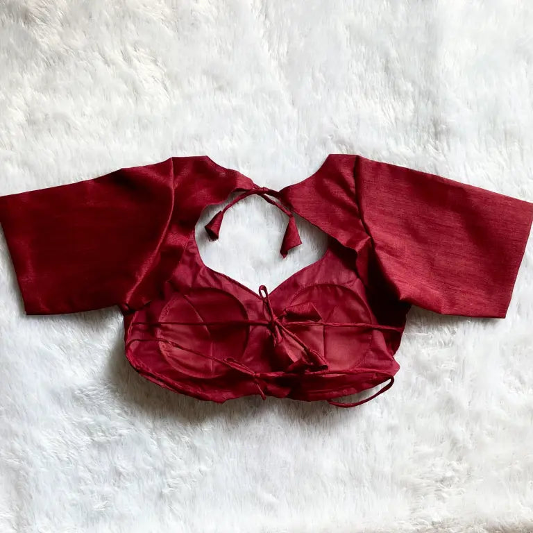 Maroon Ruppaa Blouse