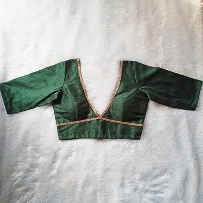 Pastel Green Floral Embroidery Pure Mulmul Saree and Green Raw Silk Blouse